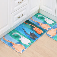 Load image into Gallery viewer, Hallway Welcome Floor Mats Animal Cute Cat Print Bathroom Kitchen Carpet House Doormats Living Room Anti-Slip Tapete Rug