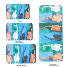 Load image into Gallery viewer, Hallway Welcome Floor Mats Animal Cute Cat Print Bathroom Kitchen Carpet House Doormats Living Room Anti-Slip Tapete Rug