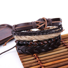 Load image into Gallery viewer, Handmade Bracelets Leather Cool