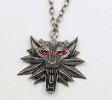 Load image into Gallery viewer, 2018 Top quality the Witcher pendant medallion wizard wolf 3 Medallion Pendant Necklace Wolf Head Necklace Jewelry Woman collar