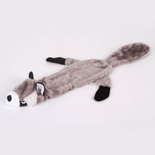 Load image into Gallery viewer, Cute Wolf Toys Stuffed Squeaking Animals Pet Toy Plush Rabbit Honking Squirrel for Dogs Chew Squeaker Squeaky Dog Toys