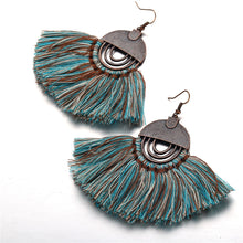 Load image into Gallery viewer, 17KM Vintage Hollow Out Round Tassel Earrings