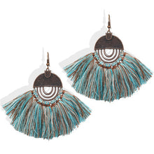 Load image into Gallery viewer, 17KM Vintage Hollow Out Round Tassel Earrings