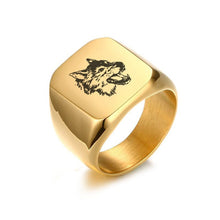 Load image into Gallery viewer, Vnox Stylish Wolf Rings