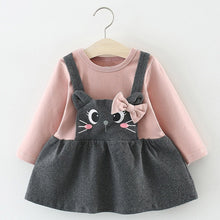 Load image into Gallery viewer, Bear Leader Girls Dress 2018 Spring Brand Baby Girls Blouse Lace Crew Neck Kids Shirts Children Clothing Dress For 6-24M