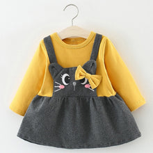 Load image into Gallery viewer, Bear Leader Girls Dress 2018 Spring Brand Baby Girls Blouse Lace Crew Neck Kids Shirts Children Clothing Dress For 6-24M