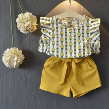 Load image into Gallery viewer, Bear Leader Kids Clothes 2018 Fashion Sleeveless Summer Style Baby  Girls Shirt +Shorts + Belt 3pcs Suit Children Clothing Sets
