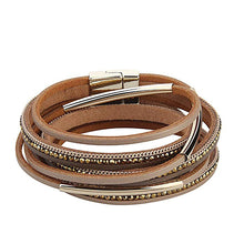 Load image into Gallery viewer, Handmade Wristband Leather Bracelet Bangle