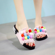 Load image into Gallery viewer, Women Hand-made Flat Flip Flops Sandals