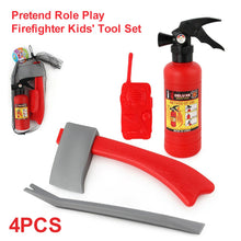 Load image into Gallery viewer, Little Kids' Fireman Set Pretend Role Play Firefighter Gifts for kids 5pcs